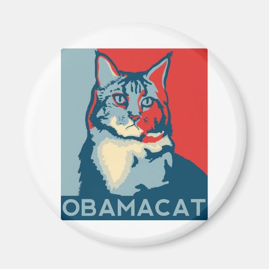 OBAMACAT 150ppi.jpg Magneet (Voorkant)