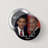 obamaDebat, OBAMABIDEN2008 Ronde Button 5,7 Cm (Voorkant /achterkant)