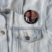 obamaDebat, OBAMABIDEN2008 Ronde Button 5,7 Cm (In situ)