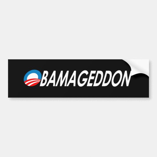 Obamageddon 2 bumpersticker (Voorkant)