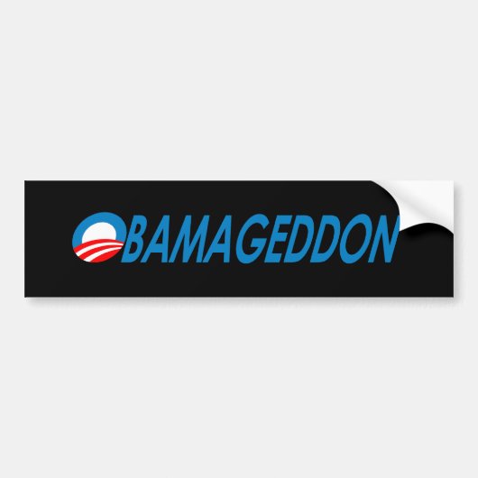 Obamageddon Bumpersticker (Voorkant)