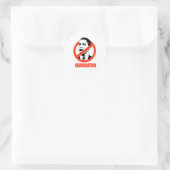 OBAMANATIE T-SHIRT RONDE STICKER (Tas)