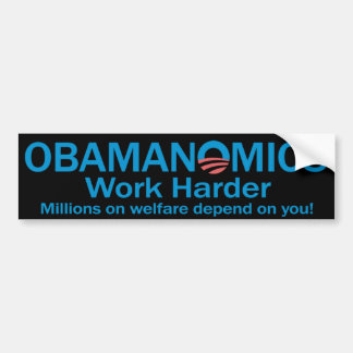 Obamanomics Bumpersticker