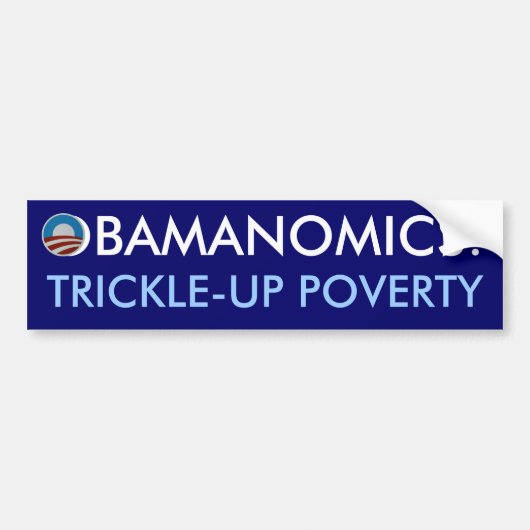 Obamanomics Bumpersticker (Voorkant)