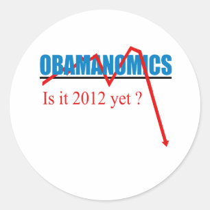 Obamanomics - is het 2012 nog niet ronde sticker