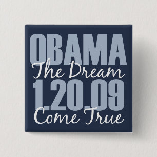 Obama's droom komt uit als Button