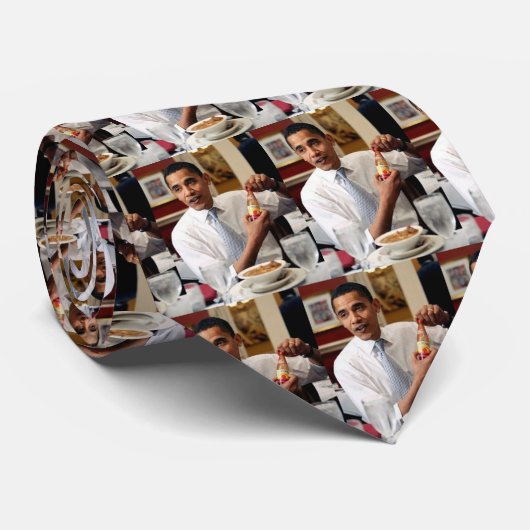 Obama's * Hot Sauce* Stropdassen (Opgerold)