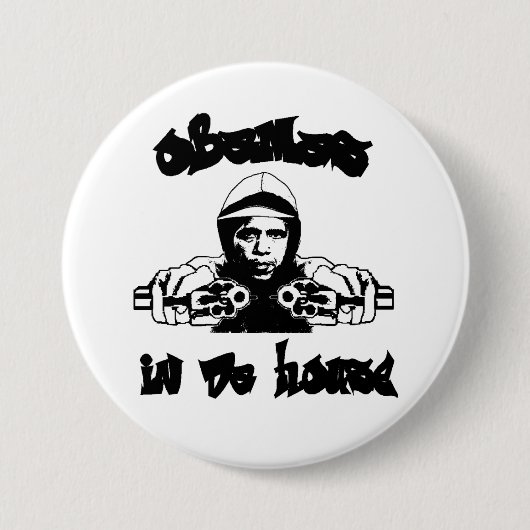 Obamas in Da House Button (Voorkant)