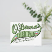 O'bama's Irish Pub Briefkaart (Staand voorkant)