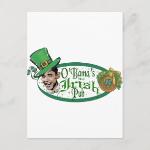 Obama's Irish Pub Briefkaart