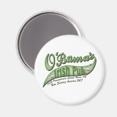 O'bama's Irish Pub Magneet (Voorkant / Achterkant)