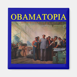 OBAMATOPIA anti obama ontwerp Magneet