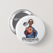 Obamessiah Button (Voorkant /achterkant)