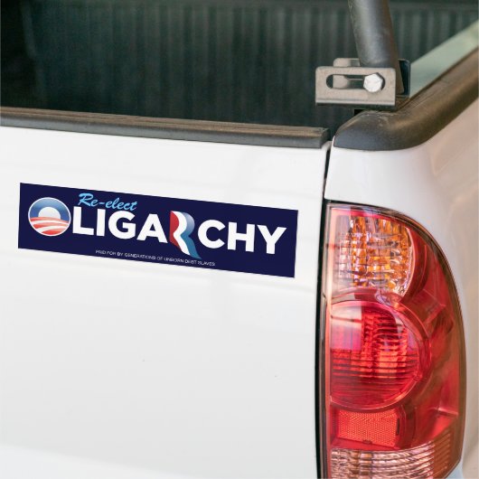 Obamny Oligarchy Bumpersticker (Op Truck)