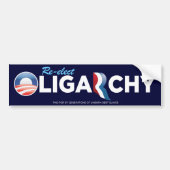Obamny Oligarchy Bumpersticker (Voorkant)