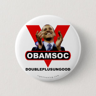 OBAMSOC RONDE BUTTON 5,7 CM