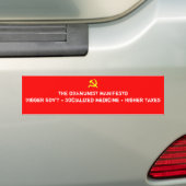Obamunist Manifesto Bumpersticker (Op auto)