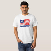 Obamunistische vlag t-shirt (Voorkant volledig)
