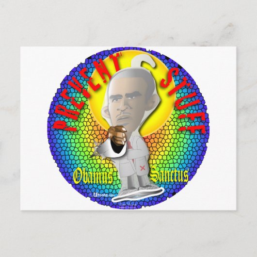 Obamus Sanctus Briefkaart (Voorkant)