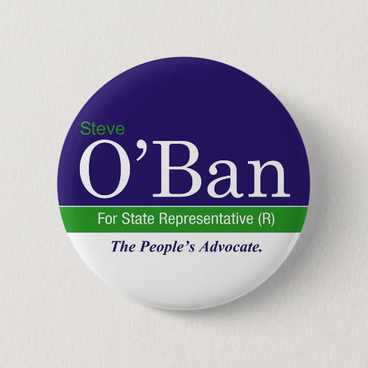 O'Ban for State Rep. Button (Voorkant)