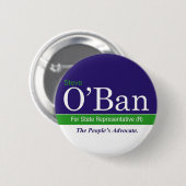 O'Ban for State Rep. Button (Voorkant /achterkant)