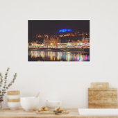 Oban Harbour bij nacht Poster (Keuken)