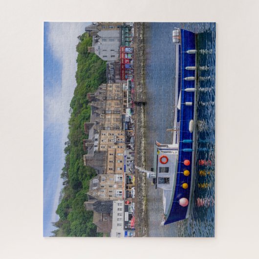 Oban Port Scotland Vist Zee Ocean Travel Legpuzzel (Verticaal)