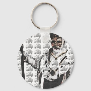 OBATALA KONING VAN DE ORISHAS SLEUTELHANGER