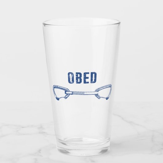 Obed Klimmen Quickdraw Glas (Voorkant)