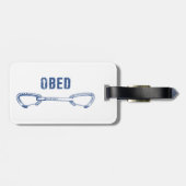 Obed Rotsklimmen Quickdraw Bagagelabel (Achterkant horizontaal)