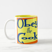 Obéissez à la cuisine amusante de Cook Dire Mug (Gauche)