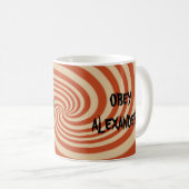 Obéissez Alexandre ! Tasse faite sur commande (Devant droit)