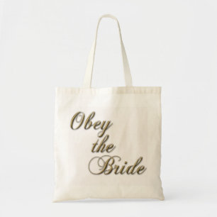 Obéissez le sac fourre-tout à jeune mariée
