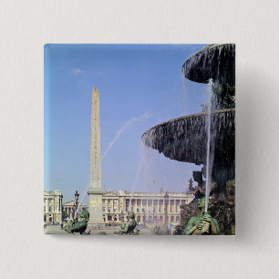 Obelisk, oorspronkelijk afkomstig uit Luxemburg, o Vierkante Button 5,1 Cm