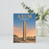 Obelisk van Aksum Ethiopië Briefkaart (Staand voorkant)