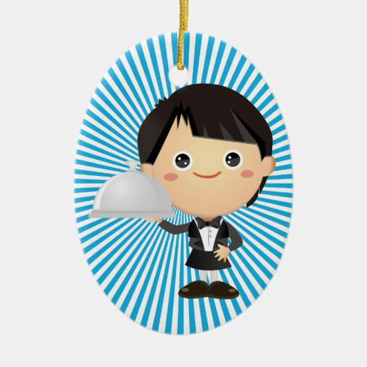 Ober - Bewaker - SRF Keramisch Ornament (Voorkant)