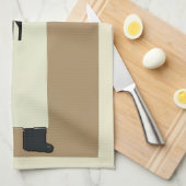 Ober die wijn serveert theedoek (Quarter Fold)