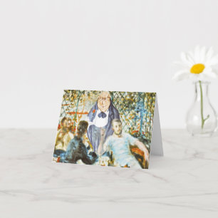 Ober op de Boating Party (Renoir) Kaart