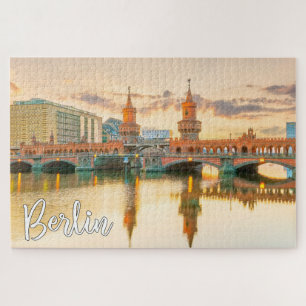 Oberbaum Bridge, Berlijn, Duitsland Legpuzzel