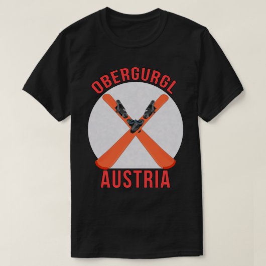 Obergurgl Austria T-shirt (Design voorkant)