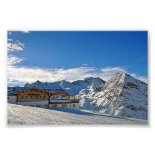 Obergurgl Hochgurgl Tirol Austrian Alps Oostenrijk Foto Afdruk