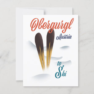 Obergurgl Oostenrijk Ski-poster