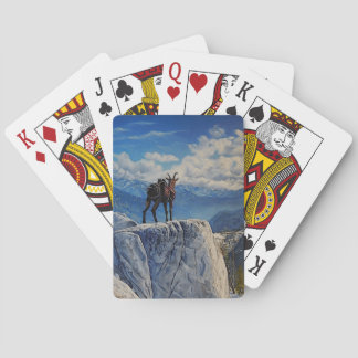 Oberhalsi Pack Goat in het Idaho-gebergte Pokerkaarten