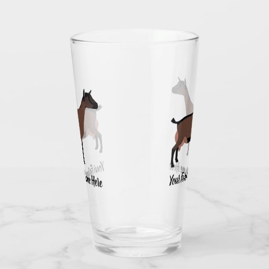 Oberhasli Dairy Goat Glas (Rechts)