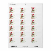 Oberhasli Geit Kerstcadeau Label Sticker (Full Sheet)
