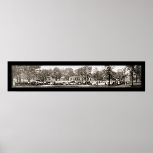 Oberlin College Students Foto 1906 Poster (Voorkant)