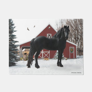 "Oberon tapis de porte en hiver"
