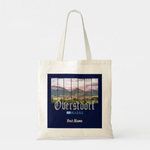 Oberstdorf Allgäu Vintage Bavaria Duitsland Souven Tote Bag