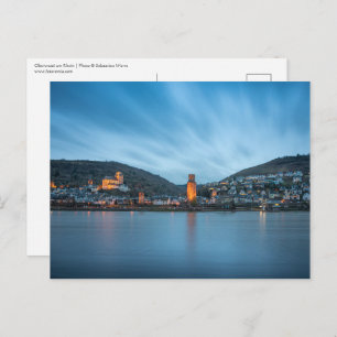 Oberwesel Duitsland Briefkaart