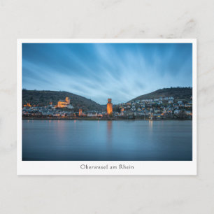 Oberwesel Rijn Duitsland Briefkaart